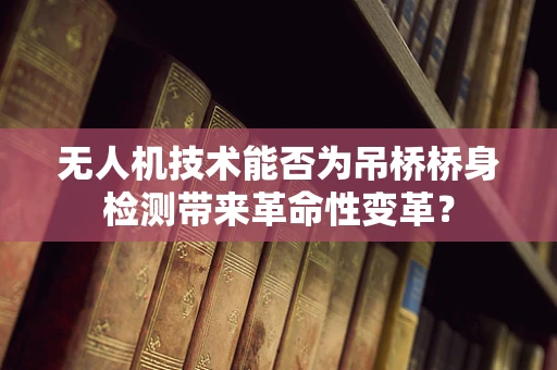 无人机技术能否为吊桥桥身检测带来革命性变革？