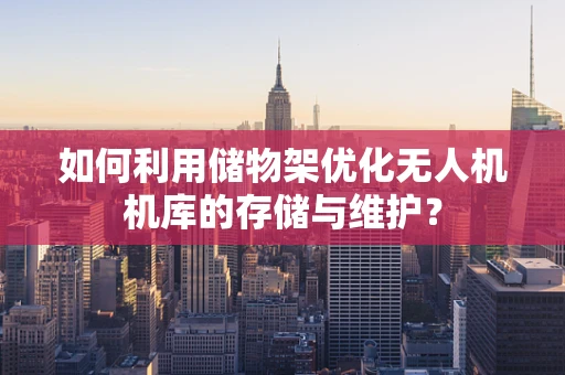 如何利用储物架优化无人机机库的存储与维护？