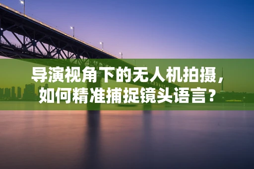 导演视角下的无人机拍摄，如何精准捕捉镜头语言？